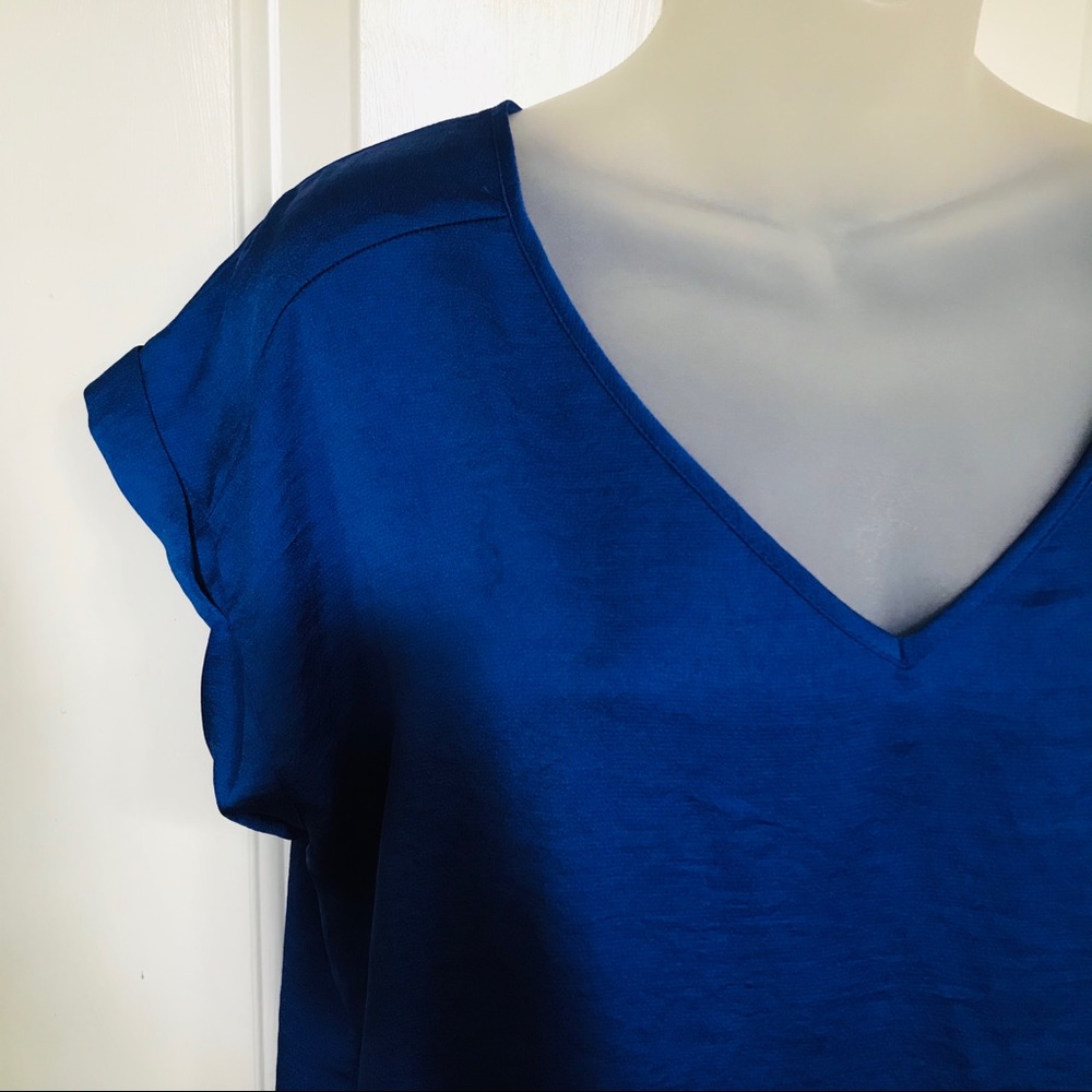 Express blue blouse